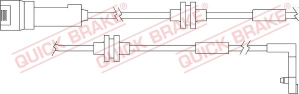 QUICK BRAKE WS 0157 A - Kulumisenilmaisin, jarrupala inparts.fi