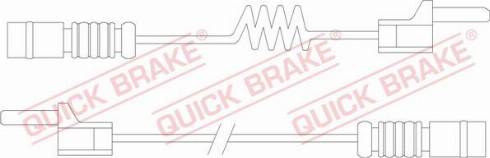 QUICK BRAKE WS 0169 A - Kulumisenilmaisin, jarrupala inparts.fi