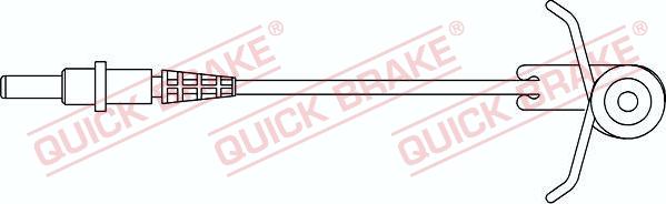 QUICK BRAKE WS 0185 B - Kulumisenilmaisin, jarrupala inparts.fi