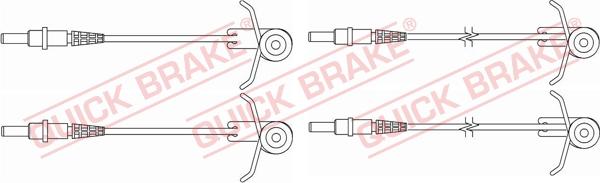 QUICK BRAKE WS 0181 A - Kulumisenilmaisin, jarrupala inparts.fi