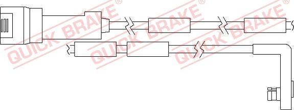 QUICK BRAKE WS 0126 B - Kulumisenilmaisin, jarrupala inparts.fi