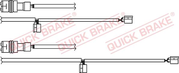 QUICK BRAKE WS 0351 A - Kulumisenilmaisin, jarrupala inparts.fi