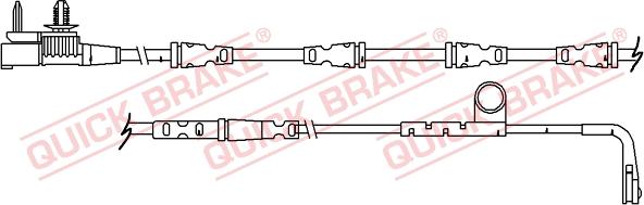 QUICK BRAKE WS 0364 A - Kulumisenilmaisin, jarrupala inparts.fi