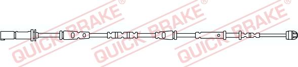 QUICK BRAKE WS 0360 B - Kulumisenilmaisin, jarrupala inparts.fi