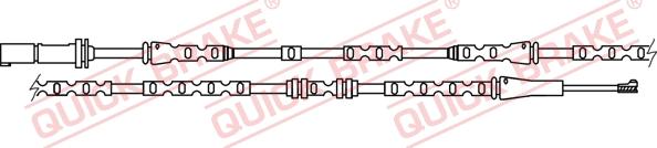 QUICK BRAKE WS 0304 A - Kulumisenilmaisin, jarrupala inparts.fi