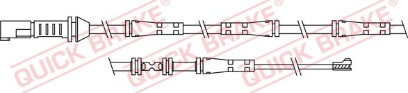 QUICK BRAKE WS 0305 A - Kulumisenilmaisin, jarrupala inparts.fi