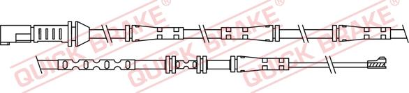 QUICK BRAKE WS 0306 A - Kulumisenilmaisin, jarrupala inparts.fi