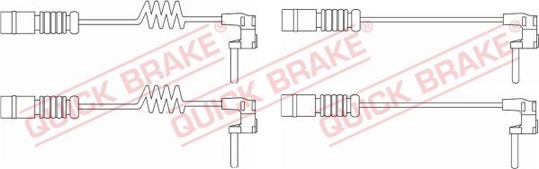 QUICK BRAKE WS 0301 A - Kulumisenilmaisin, jarrupala inparts.fi