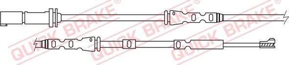 QUICK BRAKE WS 0303 A - Kulumisenilmaisin, jarrupala inparts.fi