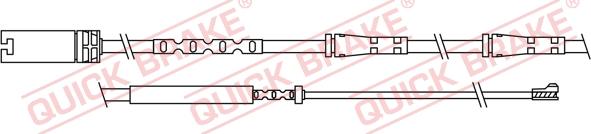 QUICK BRAKE WS 0307 A - Kulumisenilmaisin, jarrupala inparts.fi