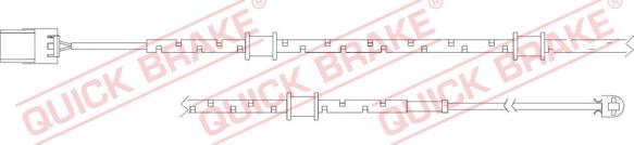 QUICK BRAKE WS 0314 A - Kulumisenilmaisin, jarrupala inparts.fi