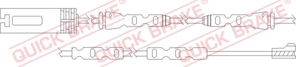 QUICK BRAKE WS 0317 A - Kulumisenilmaisin, jarrupala inparts.fi