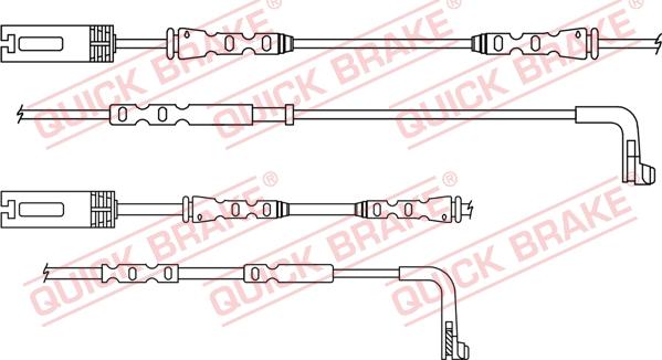 QUICK BRAKE WS 0381 A - Kulumisenilmaisin, jarrupala inparts.fi