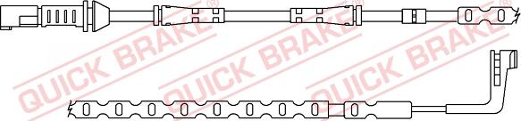 QUICK BRAKE WS 0382 A - Kulumisenilmaisin, jarrupala inparts.fi