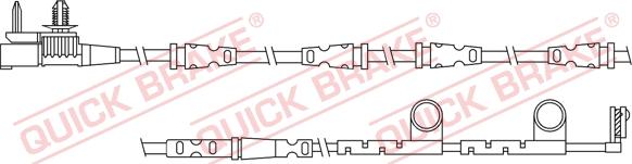 QUICK BRAKE WS 0330 A - Kulumisenilmaisin, jarrupala inparts.fi