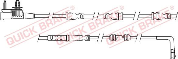 QUICK BRAKE WS 0325 A - Kulumisenilmaisin, jarrupala inparts.fi