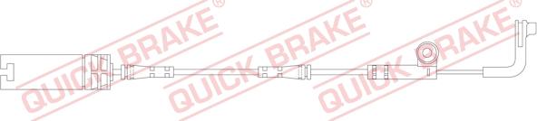 QUICK BRAKE WS 0326 A - Kulumisenilmaisin, jarrupala inparts.fi