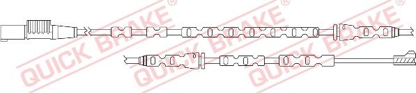 QUICK BRAKE WS 0294 B - Kulumisenilmaisin, jarrupala inparts.fi