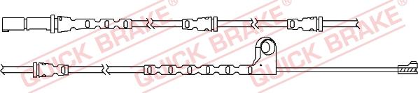 QUICK BRAKE WS 0290 B - Kulumisenilmaisin, jarrupala inparts.fi