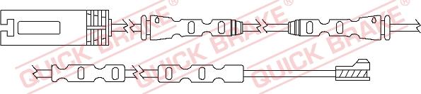 QUICK BRAKE WS 0291 A - Kulumisenilmaisin, jarrupala inparts.fi