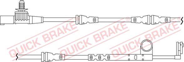 QUICK BRAKE WS 0264 B - Kulumisenilmaisin, jarrupala inparts.fi