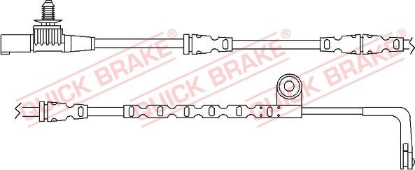 QUICK BRAKE WS0265A - Kulumisenilmaisin, jarrupala inparts.fi