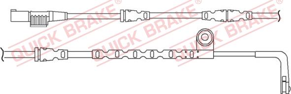 QUICK BRAKE WS 0260 B - Kulumisenilmaisin, jarrupala inparts.fi