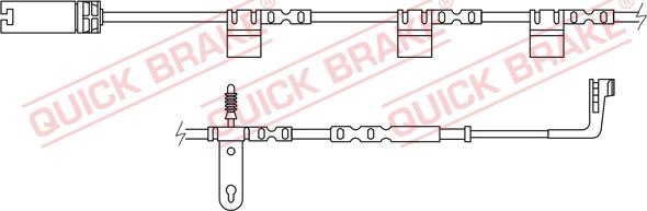 QUICK BRAKE WS 0267 A - Kulumisenilmaisin, jarrupala inparts.fi