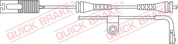 QUICK BRAKE WS 0202 A - Kulumisenilmaisin, jarrupala inparts.fi