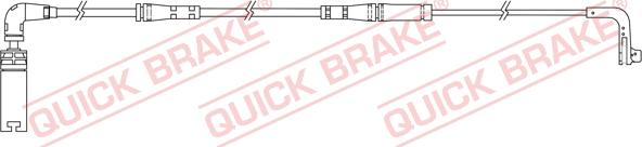 QUICK BRAKE WS 0219 A - Kulumisenilmaisin, jarrupala inparts.fi