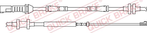 QUICK BRAKE WS 0285 A - Kulumisenilmaisin, jarrupala inparts.fi