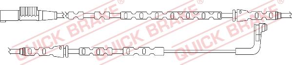 QUICK BRAKE WS 0286 B - Kulumisenilmaisin, jarrupala inparts.fi