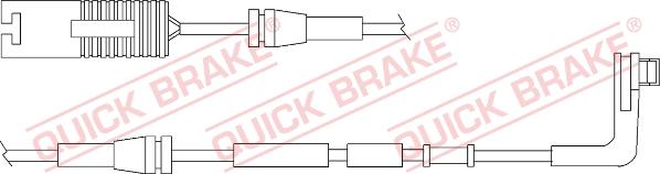 QUICK BRAKE WS 0270 B - Kulumisenilmaisin, jarrupala inparts.fi