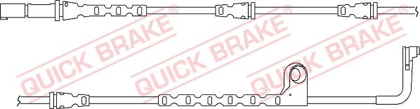 QUICK BRAKE WS 0271 B - Kulumisenilmaisin, jarrupala inparts.fi