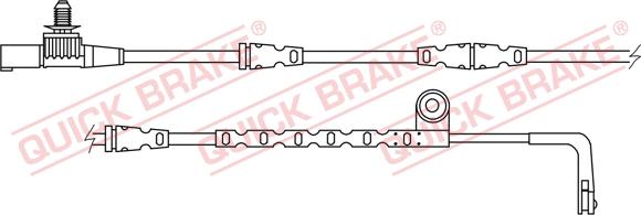 QUICK BRAKE WS 0278 B - Kulumisenilmaisin, jarrupala inparts.fi