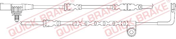 QUICK BRAKE WS 0277 A - Kulumisenilmaisin, jarrupala inparts.fi