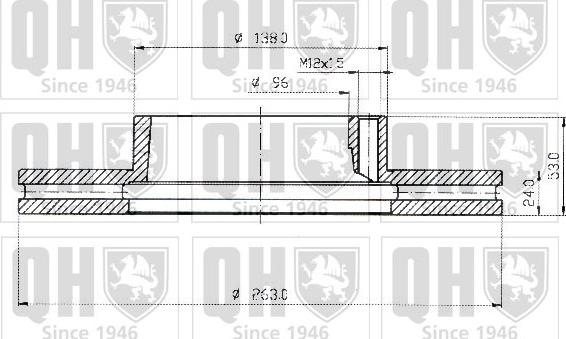 Quinton Hazell BDC4426 - Jarrulevy inparts.fi