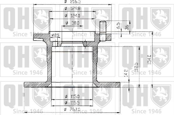 Quinton Hazell BDC4659 - Jarrulevy inparts.fi