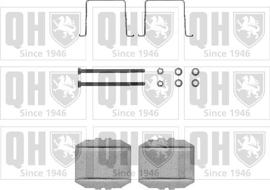 Quinton Hazell BFK617 - Tarvikesarja, jarrupala inparts.fi