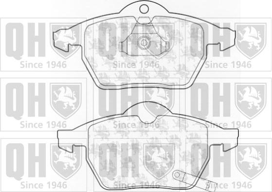 Quinton Hazell BP1023 - Jarrupala, levyjarru inparts.fi