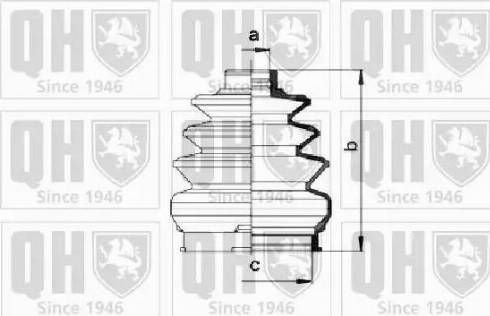 Quinton Hazell QJB968 - Paljekumi, vetoakseli inparts.fi