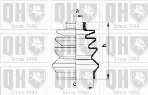 Quinton Hazell QJB982 - Paljekumi, vetoakseli inparts.fi