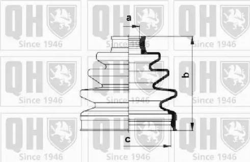 Quinton Hazell QJB974 - Paljekumi, vetoakseli inparts.fi