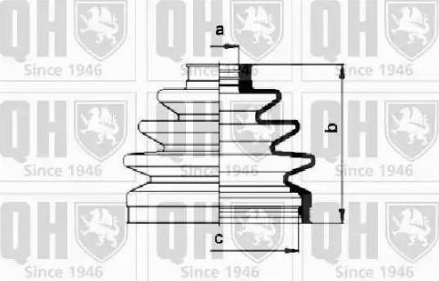 Quinton Hazell QJB494 - Paljekumi, vetoakseli inparts.fi