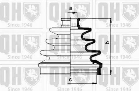 Quinton Hazell QJB495 - Paljekumi, vetoakseli inparts.fi