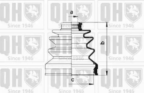 Quinton Hazell QJB475 - Paljekumi, vetoakseli inparts.fi