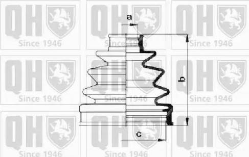 Quinton Hazell QJB558 - Paljekumi, vetoakseli inparts.fi