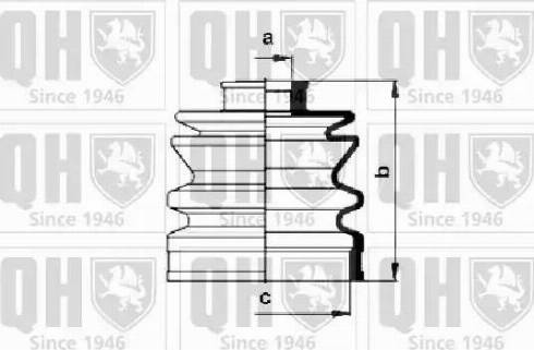 Quinton Hazell QJB151 - Paljekumi, vetoakseli inparts.fi