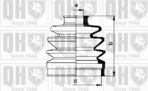 Quinton Hazell QJB152 - Paljekumi, vetoakseli inparts.fi