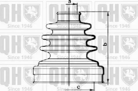 Quinton Hazell QJB1016 - Paljekumi, vetoakseli inparts.fi